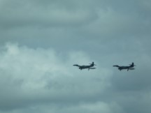 Fighter Jets that Ted saw from the Guatemala airport.  They were having an air show while Ted was waiting for his flight home.