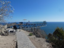 Mazatlán, Mexico - El Faro Lighthouse glass platform.