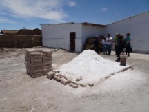 World’s largest salt flats near Uyuni, Bolivia.