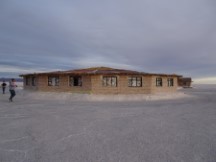 World’s largest salt flats near Uyuni, Bolivia – Hotel made of salt.