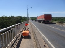 Bridge over the Paraguay River between Clorinda, Argentina and Asuncion, Paraguay 