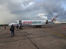 Flight I took from Asuncion, Paraguay to Montevideo, Uruguay