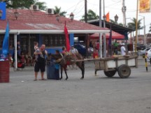 Horse drawn carriage in San Jorge, Nicaragua.