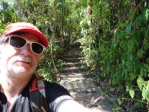 Ted on Cathedral Point trail at Manual Antonio National Park, Costa Rica.