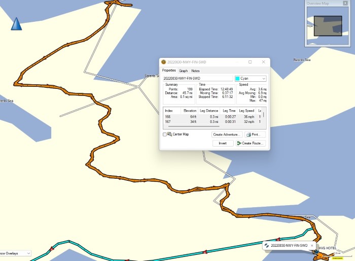 Day 2-3, Tuesday- Wednesday, August 09-10, 2022 – sprinter van 45.7 miles -  Honningsvag, Norway to/ from Nordkapp, Norway.