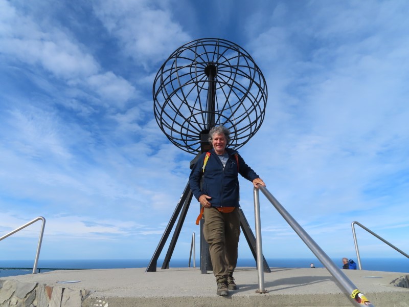 Ted at Nordkapp, Norway.