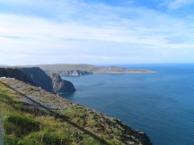 Barents Sea coast seen from Nordkapp, Norway.