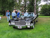 Cadillac at car show in Piteå, Sweden.
