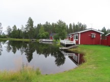 House on Lake near Hemmingsmark, Sweden.