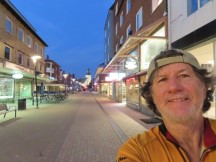 Nygatan pedestrian road in Skellefteå, Sweden.