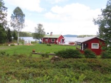 Country house near lake between Ullånger, Sweden and Bjärtrå, Sweden.