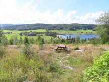 Picnic table at rest stop prior to Bjärtrå, Sweden.