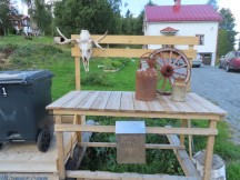 A home’s mailbox on uphill road near Stigsjö, Sweden.
