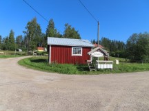 Mailboxes in Ortsjön, Sweden.