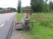 Someone’s mailbox between Bergby, Sweden and Gävle, Sweden.
