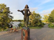 Peace Statue on Djurgården Island in Stockholm, Sweden.