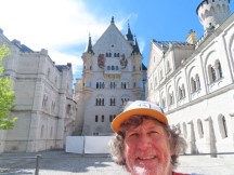 Ted waiting to enter Neuschwanstein Castle near Fssen, Germany.