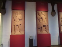 Medieval art in Imperial Castle at Nuremberg, Germany.