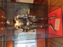 Armored suit in Imperial Castle at Nuremberg, Germany.