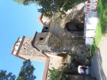 Entrance (Galgen gate) to Rothenburg ob der Tauber, Germany.