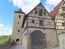 Tower in Rothenburg ob der Tauber, Germany.
