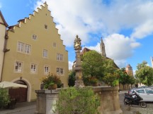 Building in Rothenburg ob der Tauber, Germany.