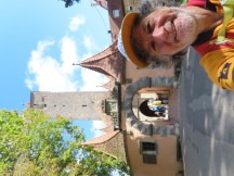 Ted at Castle Gate in Rothenburg ob der Tauber, Germany.