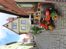Brustble cafe in Rothenburg ob der Tauber, Germany.
