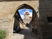 Kobolzell Gate in Rothenburg ob der Tauber, Germany.