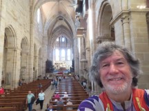 Ted inside Bamberg Cathedral in Bamberg, Germany.