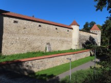 The wall that surrounds Amberg, Germany.