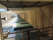 Hall way in Hotel Fronfeste (Prison converted into hotel) in Amberg, Germany.