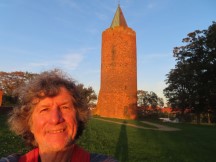 Tower in park at Vordingborg, Denmark.